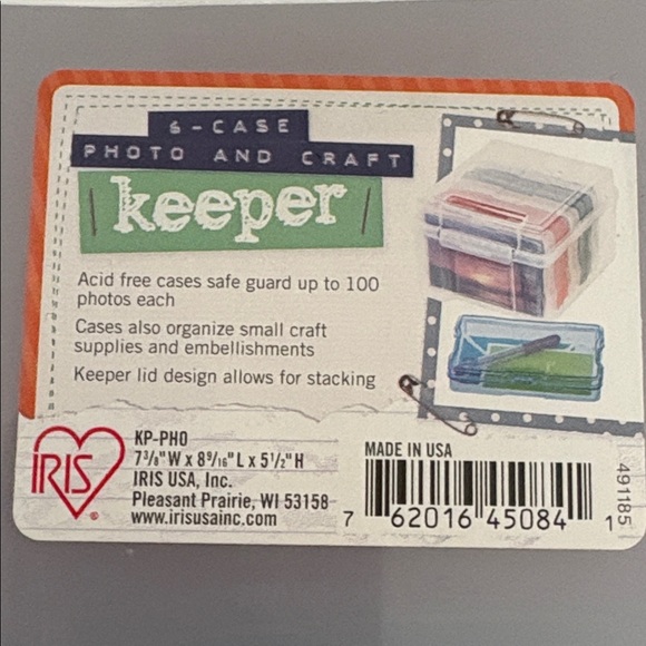 Iris 6 Case Photo and Craft Keeper - Picture 3 of 11